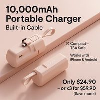 Mini Power Bank 10,000mAh – Portable USB Battery Pack for Smartphones & Devices