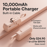 Mini Power Bank 10,000mAh – Portable USB Battery Pack for Smartphones & Devices